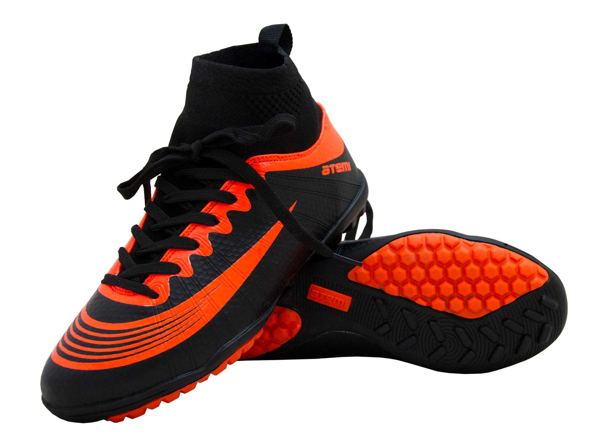 Бутсы футбольные Atemi, черн/оранж, синтетическая кожа, р.45, SD100 TURF
Бутсы футбольные Atemi, черн/оранж, синтетическая кожа, р.45, SD100 TURF