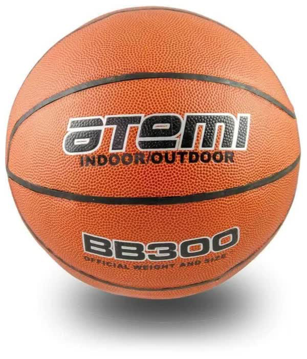 Мяч баскетбольный Atemi, р. 6, синтетическая кожа ПВХ, 8 панелей, BB300
Мяч баскетбольный Atemi, р. 6, синтетическая кожа ПВХ, 8 панелей, BB300