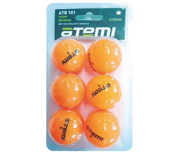Мячи для настольного тенниса Atemi 1* оранж., 6 шт.
Мячи для настольного тенниса Atemi 1* оранж., 6 шт.