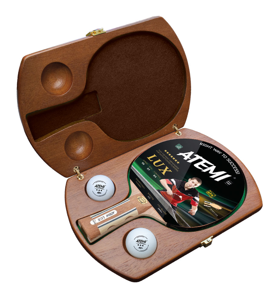 Набор для настольного тенниса Atemi LUX (1ракетка+кейс+2 мяча***)
Набор для настольного тенниса Atemi LUX (1ракетка+кейс+2 мяча***)