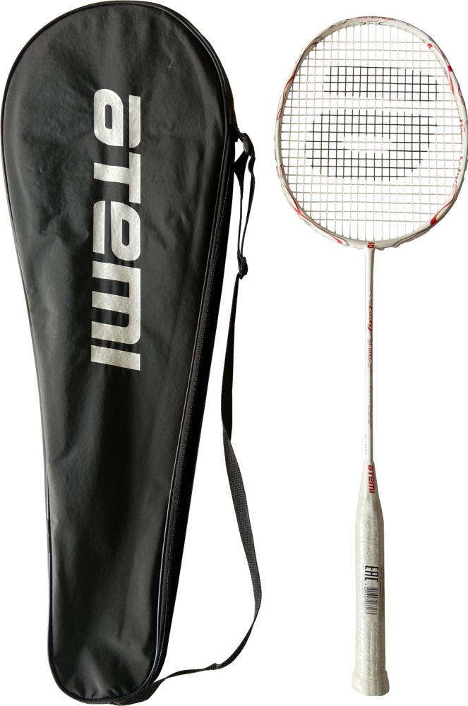 Ракетка для бадминтона Atemi, графит, чехол, оранж/черн, BA-500
Ракетка для бадминтона Atemi, графит, чехол, оранж/черн, BA-500