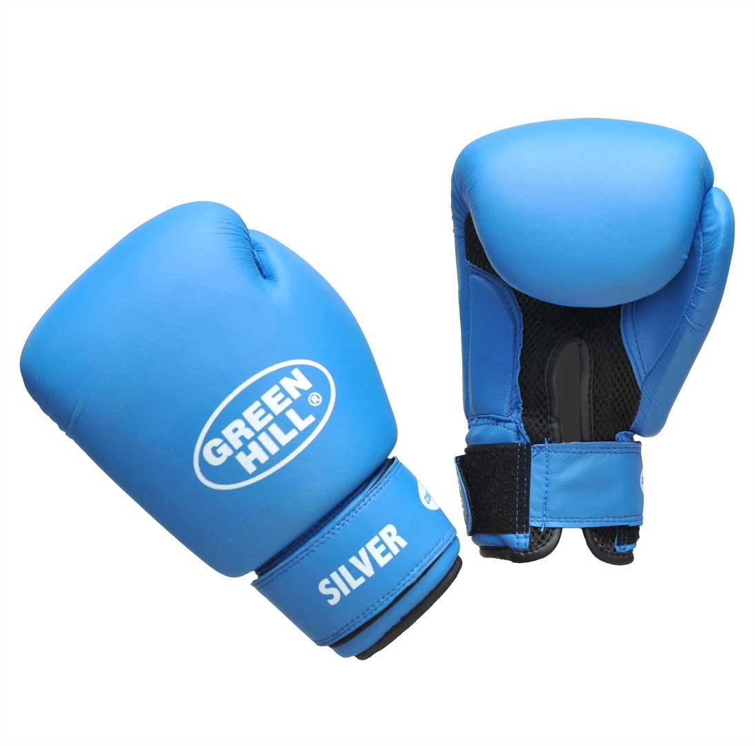 Перчатки боксёрские Green Hill SILVER и/к, BGS-2039, Синий, 10 унций
Перчатки боксёрские Green Hill SILVER и/к, BGS-2039, Синий, 10 унций