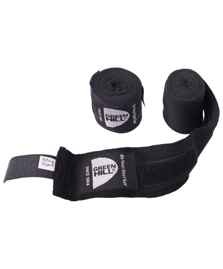 Бинт боксёрский Green Hill Эластик, BP-6232a, Черный, 2,5 м
Бинт боксёрский Green Hill Эластик, BP-6232a, Черный, 2,5 м