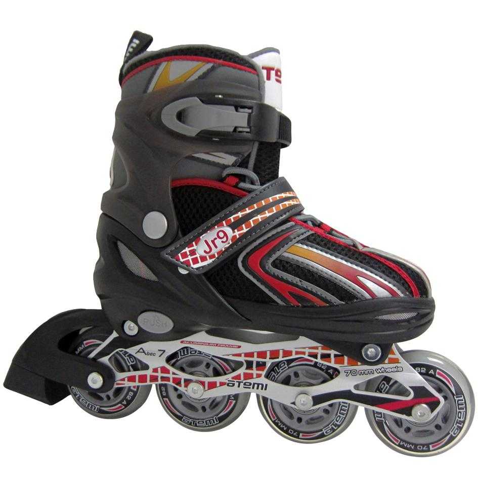 Раздвижные роликовые коньки для детей черн/оранж, Alu, Abec7, 27-30 (пакет), AJIS-12.01 X9 junior
Раздвижные роликовые коньки для детей черн/оранж, Alu, Abec7, 27-30 (пакет), AJIS-12.01 X9 junior