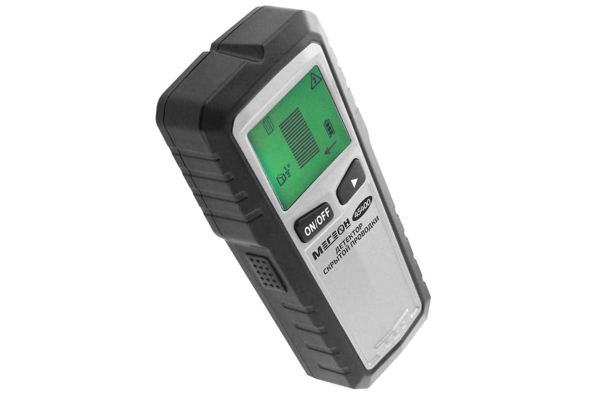 Детектор скрытой проводки Мегеон 45400
Детектор скрытой проводки Мегеон 45400