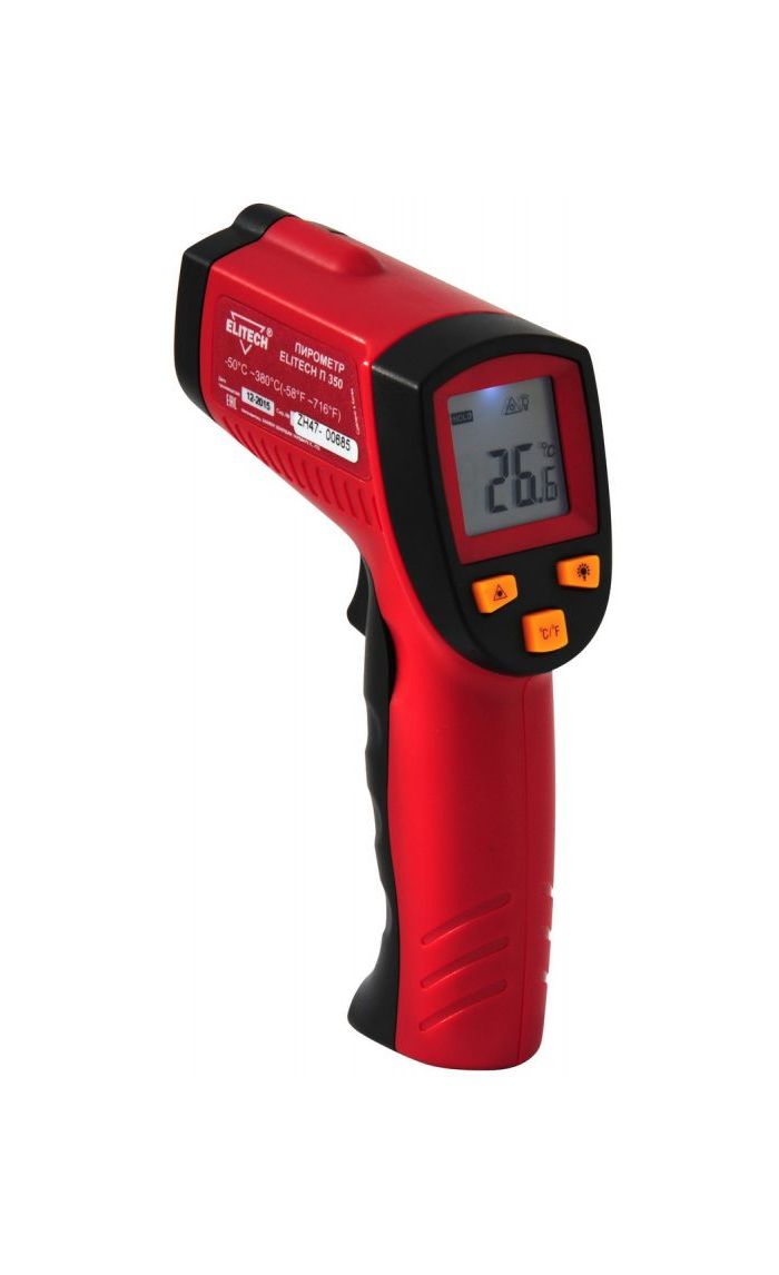 Пирометр (термодетектор) Elitech П 350
Пирометр (термодетектор) Elitech П 350