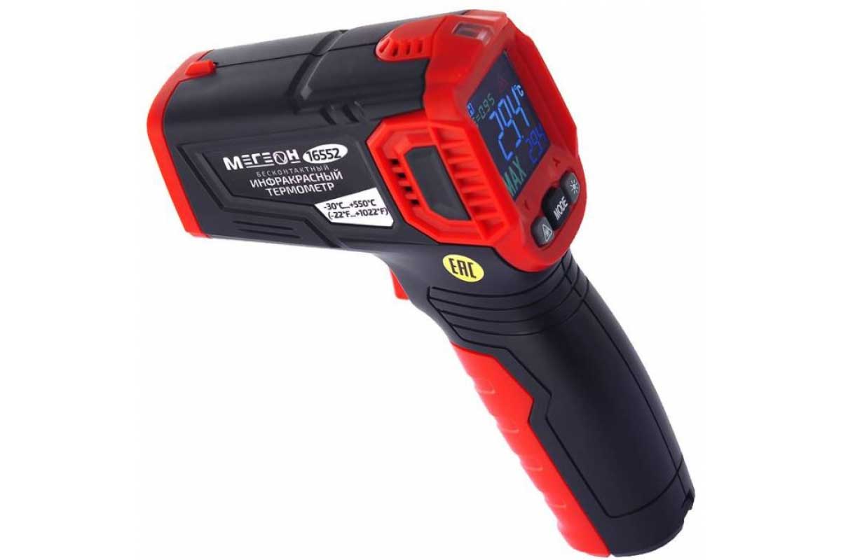 Пирометр инфракрасный Мегеон 16552
Пирометр инфракрасный Мегеон 16552