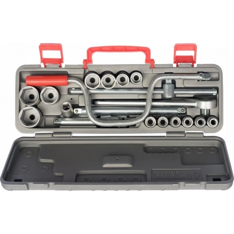 Инструмент шоферский НИЗ №3, 19 предм., 1/2, Набор торцовых головок в пластиковом кейсе (2761-30)
Инструмент шоферский НИЗ №3, 19 предм., 1/2, Набор торцовых головок в пластиковом кейсе (2761-30)