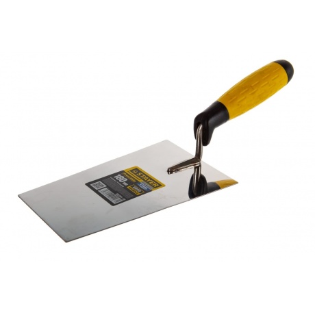 Кельма STAYER PROFI, трапеция, нержавеющее полотно, 2-х компонентная рукоятка, 180мм
Кельма STAYER PROFI, трапеция, нержавеющее полотно, 2-х компонентная рукоятка, 180мм