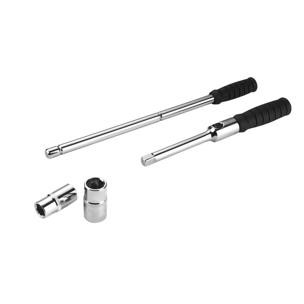 Ключ баллонный крестовой DEKO HT24, 17 мм, 19 мм, 21 мм, 23 мм, разборный
Ключ баллонный крестовой DEKO HT24, 17 мм, 19 мм, 21 мм, 23 мм, разборный