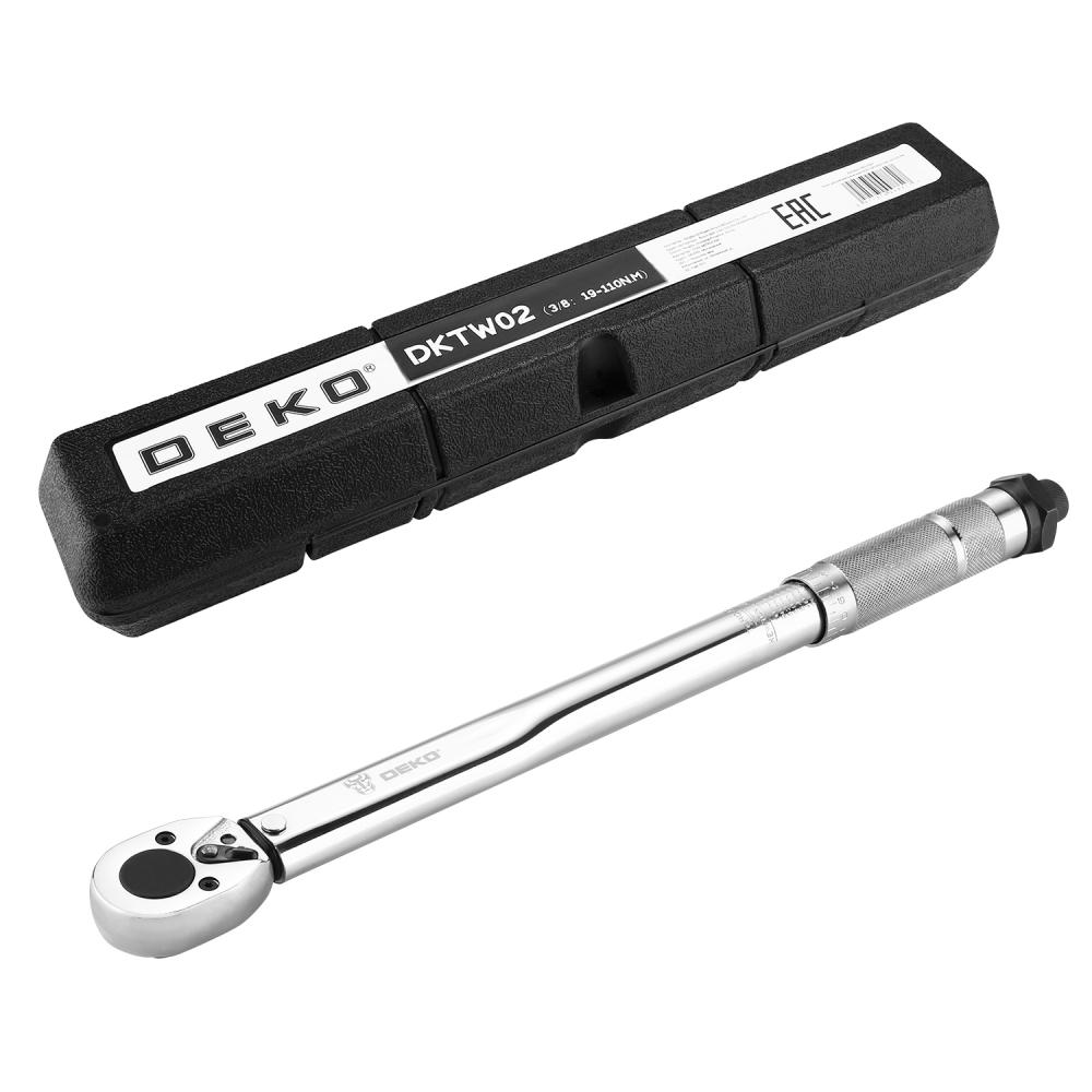 Ключ динамометрический DEKO DKTW02 3/8, 19-110 Нм
Ключ динамометрический DEKO DKTW02 3/8, 19-110 Нм