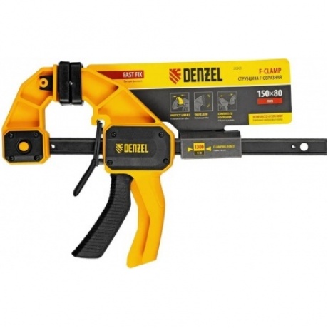 Струбцина F-образная, быстрозажимная, 150 х 80 мм, усиленный нейлоновый корпус Denzel
Струбцина F-образная, быстрозажимная, 150 х 80 мм, усиленный нейлоновый корпус Denzel