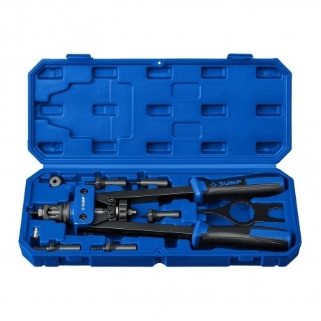 Заклепочник резьбовой двуручный в кейсе ЗУБР Профессионал Р-М10 М3 - М10 31056
Заклепочник резьбовой двуручный в кейсе ЗУБР Профессионал Р-М10 М3 - М10 31056