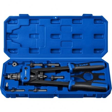 Заклепочник резьбовой двуручный в кейсе ЗУБР Профессионал Р-М10 М3 - М10 31056
Заклепочник резьбовой двуручный в кейсе ЗУБР Профессионал Р-М10 М3 - М10 31056