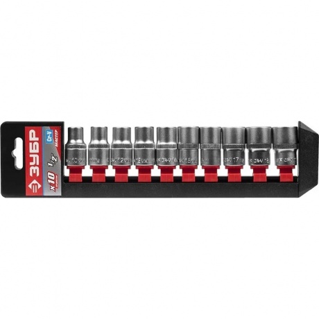 Набор торцовых головок ЗУБР МАСТЕР 1/2 10 предметов
Набор торцовых головок ЗУБР МАСТЕР 1/2 10 предметов