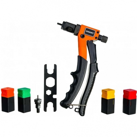 Заклепочник для резьбовых заклепок M3-M6 Gigant GHR-6
Заклепочник для резьбовых заклепок M3-M6 Gigant GHR-6