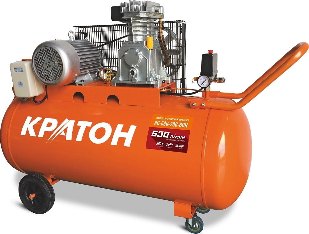 Компрессор поршневой масляный Кратон AC-530-200-BDH
Компрессор поршневой масляный Кратон AC-530-200-BDH