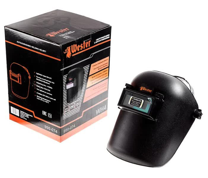Маска сварочная Wester WH4 Хамелеон 990-074
Маска сварочная Wester WH4 Хамелеон 990-074