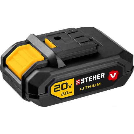 Аккумуляторная батарея (V1-20-2) STEHER V1, 20 В, 2.0 А·ч
Аккумуляторная батарея (V1-20-2) STEHER V1, 20 В, 2.0 А·ч