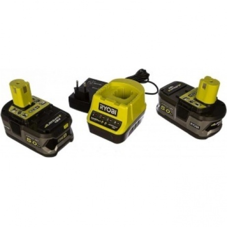 Два аккумулятора 5.0Aч Li-Ion + зарядное устройство RC18120, RC18120-250 5133003364 Ryobi ONE+
Два аккумулятора 5.0Aч Li-Ion + зарядное устройство RC18120, RC18120-250 5133003364 Ryobi ONE+