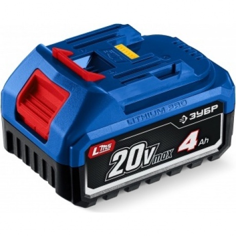 Аккумулятор ЗУБР Power PRO, 20 В, 4.0 А·ч, LMS, ПРОФЕССИОНАЛ (BP-P-20-4)
Аккумулятор ЗУБР Power PRO, 20 В, 4.0 А·ч, LMS, ПРОФЕССИОНАЛ (BP-P-20-4)