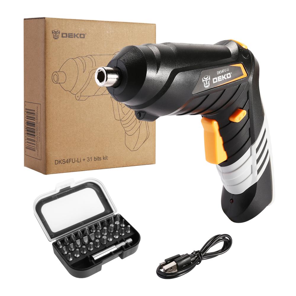 Аккумуляторная отвертка DEKO DKS4FU-Li + набор инструментов 31 предмет
Аккумуляторная отвертка DEKO DKS4FU-Li + набор инструментов 31 предмет