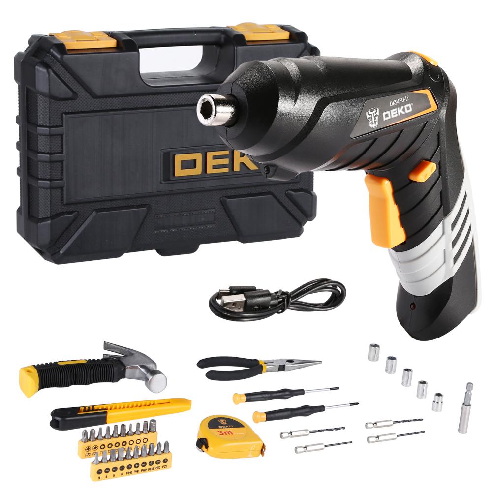 Аккумуляторная отвертка DEKO DKS4FU-Li в кейсе + набор инструментов 36 предметов
Аккумуляторная отвертка DEKO DKS4FU-Li в кейсе + набор инструментов 36 предметов