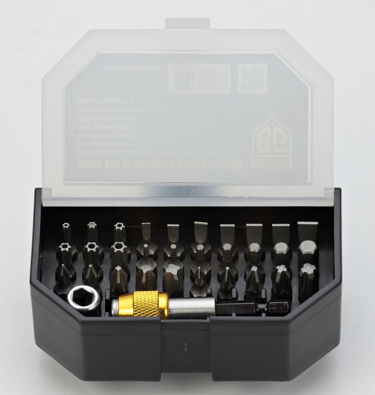 Набор бит BERGER BG-32SB 32пр
Набор бит BERGER BG-32SB 32пр