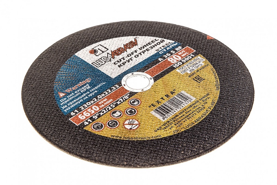 Круг отрезной ЛУГА 230 х 2 х 22 А36 по металлу цена
Круг отрезной ЛУГА 230 х 2 х 22 А36 по металлу цена