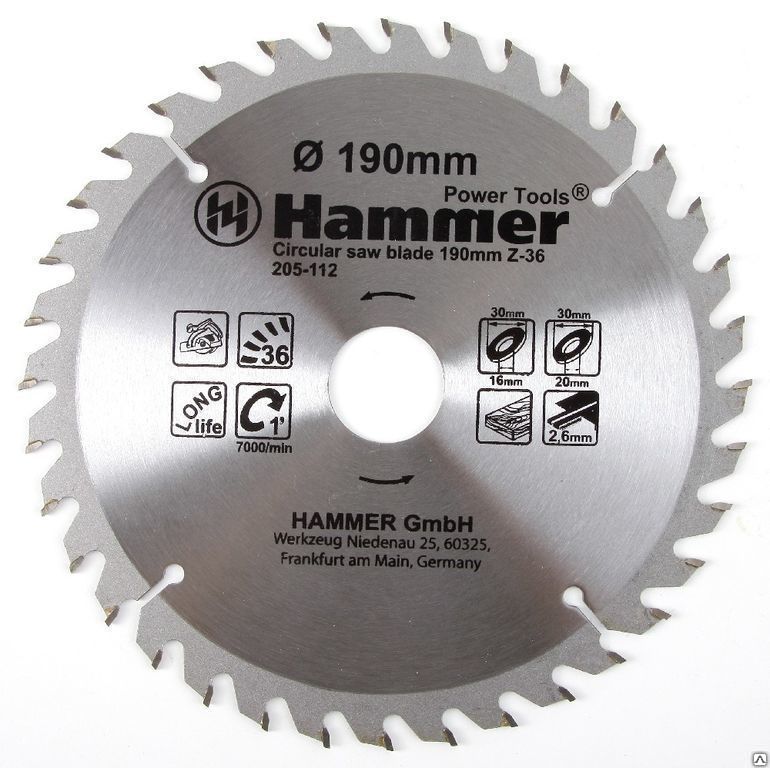 Диск пильный Hammer Flex 205-112 CSB WD 190мм*36*30/20/16мм по дереву
Диск пильный Hammer Flex 205-112 CSB WD 190мм*36*30/20/16мм по дереву