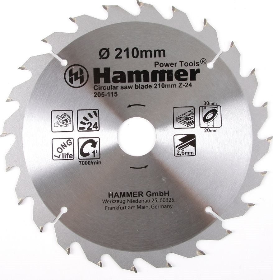 Диск пильный Hammer Flex 205-115 CSB WD 210мм*24*30/20мм по дереву
Диск пильный Hammer Flex 205-115 CSB WD 210мм*24*30/20мм по дереву
