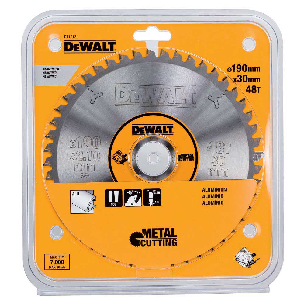 Диск пильный по алюминию DeWalt DT1912 190x30
Диск пильный по алюминию DeWalt DT1912 190x30