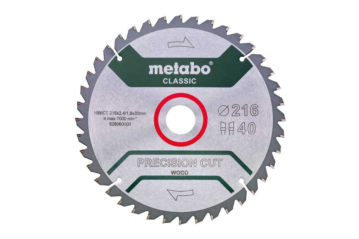 Диск пильный Metabo HW/CT 216x30 40WZ 628060000
Диск пильный Metabo HW/CT 216x30 40WZ 628060000