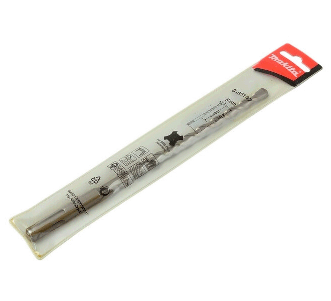 Бур Makita D-00147 SDS-Plus 8x210mm
Бур Makita D-00147 SDS-Plus 8x210mm