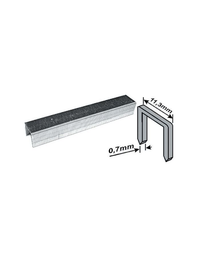 Скобы для степлера MOS закаленные 11,3 мм х 0,7 мм, (узкие тип 53) 8 мм, 1000 шт. 31372М
Скобы для степлера MOS закаленные 11,3 мм х 0,7 мм, (узкие тип 53) 8 мм, 1000 шт. 31372М