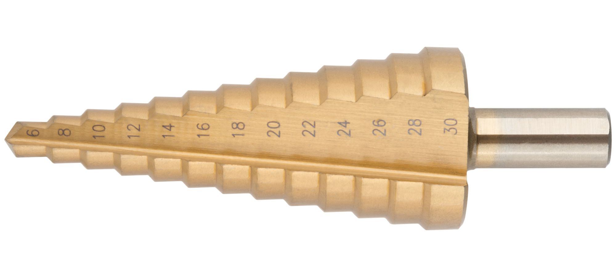 Сверло ступенчатое MOS HSS по металлу 13 ступеней, 6-30 мм 36383М
Сверло ступенчатое MOS HSS по металлу 13 ступеней, 6-30 мм 36383М