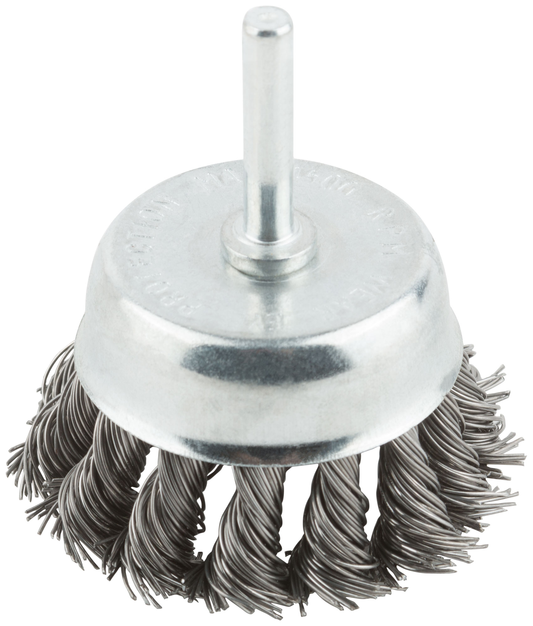 Корщетка MOS "чашка" со штифтом, стальная витая 65 мм 38497М
Корщетка MOS "чашка" со штифтом, стальная витая 65 мм 38497М