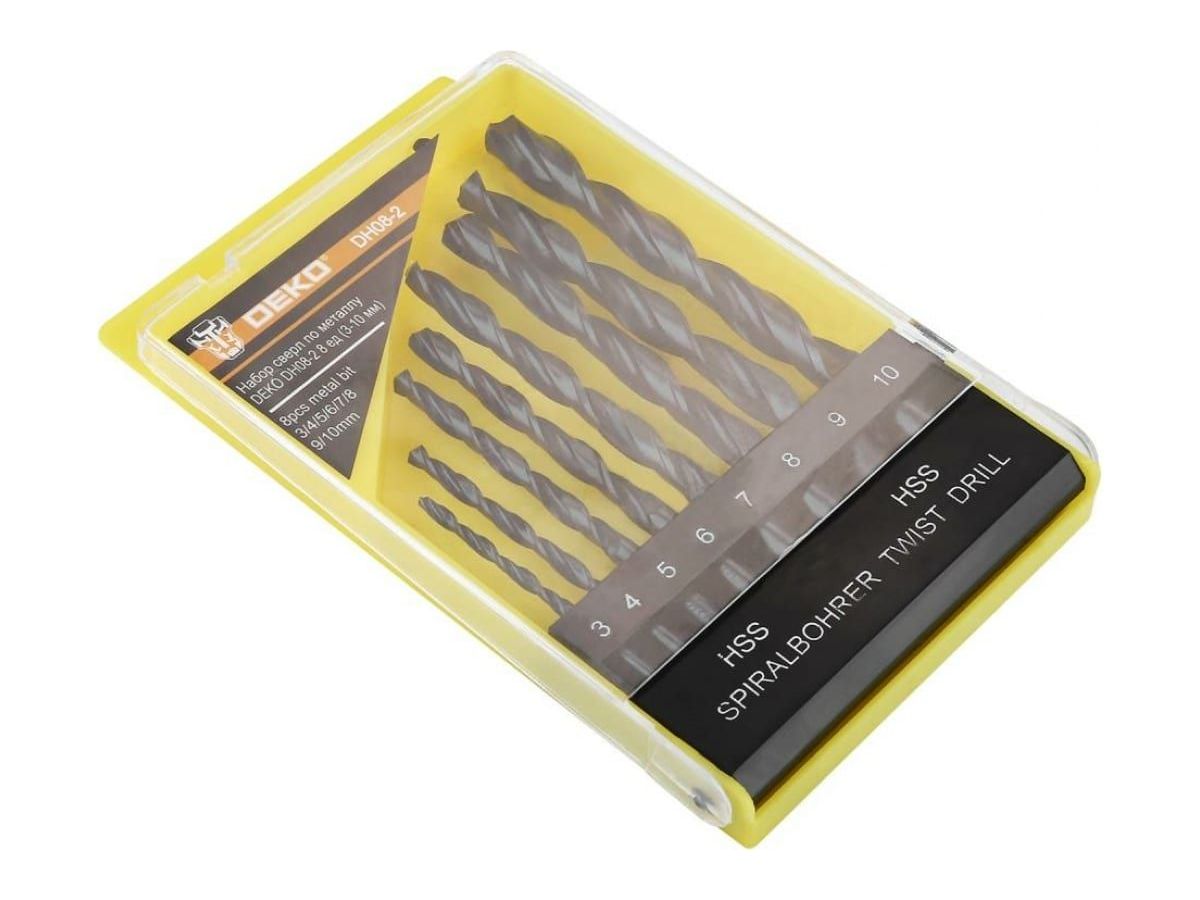 Набор сверл по металлу DEKO DH08-2 8 ед (3-10 мм)
Набор сверл по металлу DEKO DH08-2 8 ед (3-10 мм)