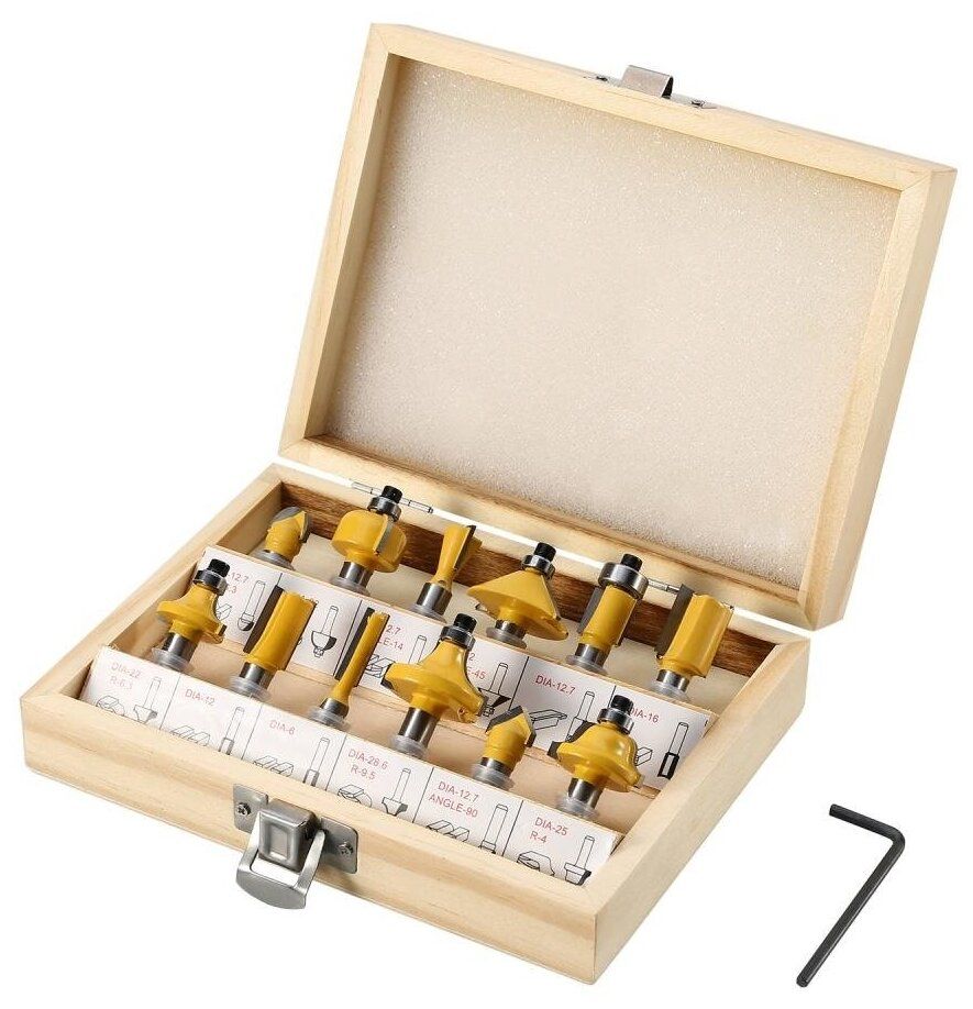 Набор фрез 12 предметов Deko RBS12
Набор фрез 12 предметов Deko RBS12