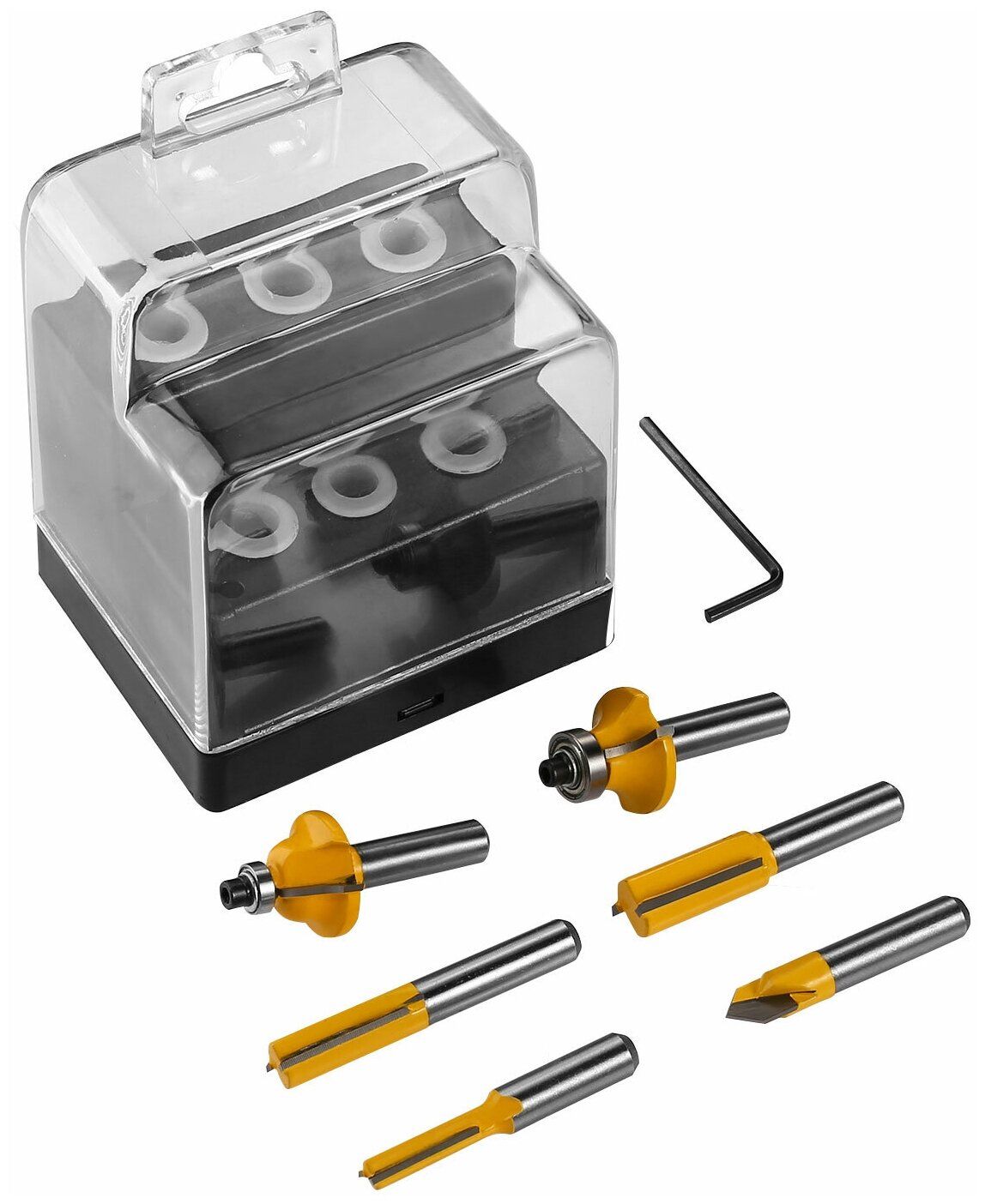 Набор фрез DEKO DH06-2 (8 мм, 6 предметов)
Набор фрез DEKO DH06-2 (8 мм, 6 предметов)