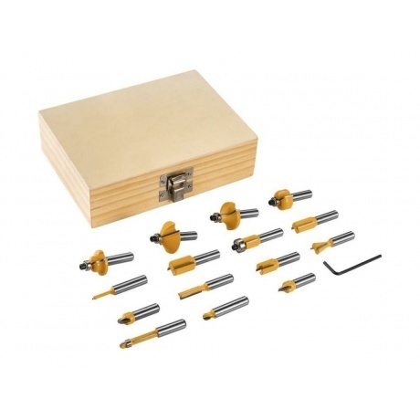 Набор фрез DEKO DH16 (8 мм, 16 предметов)
Набор фрез DEKO DH16 (8 мм, 16 предметов)