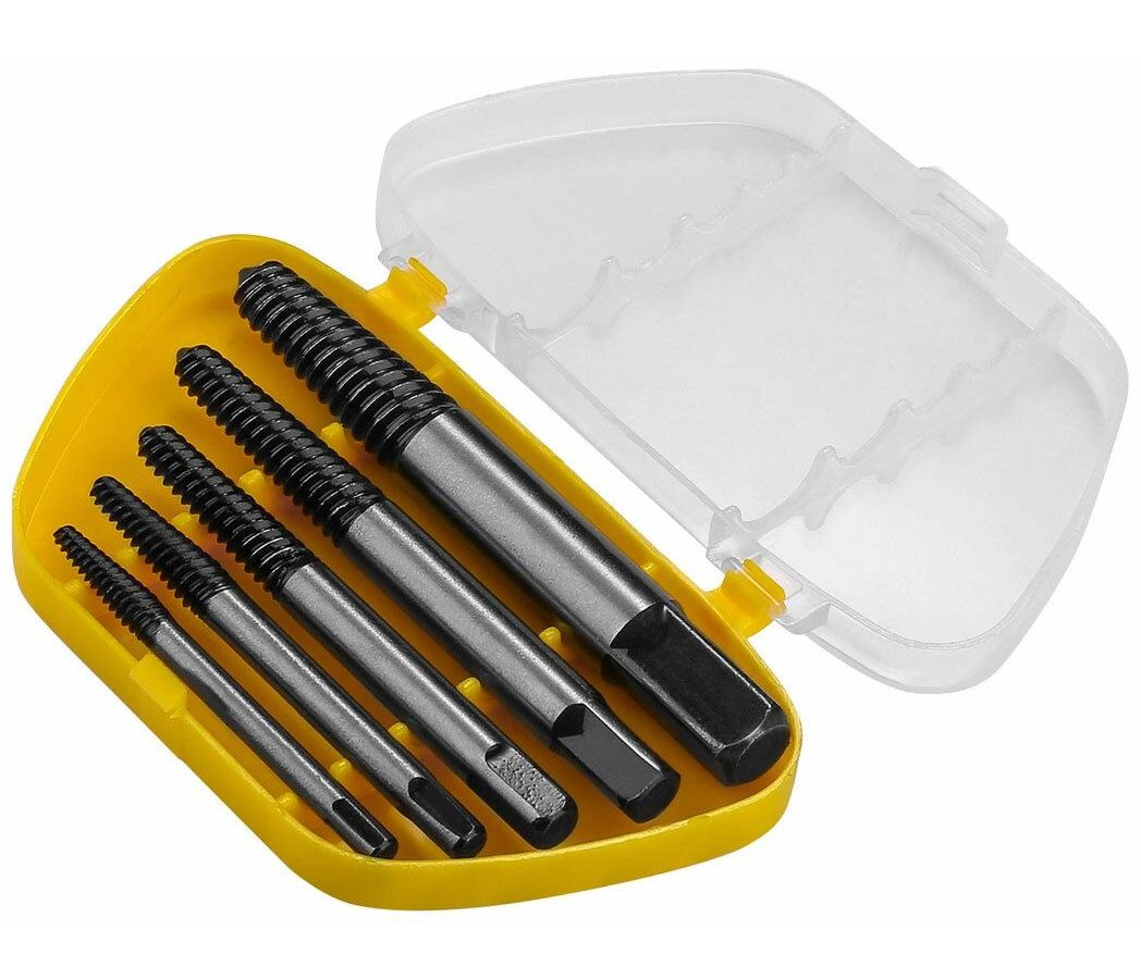 Набор экстракторов DEKO DH05-6, 4-6мм,6-8мм,8-11мм,11-14мм,14-18мм, 5 ед
Набор экстракторов DEKO DH05-6, 4-6мм,6-8мм,8-11мм,11-14мм,14-18мм, 5 ед