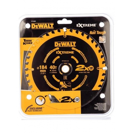 Диск пильный по лам./ДСП DeWalt DT10303-QZ d=184мм d(посад.)=16мм (торцовочные пилы)
Диск пильный по лам./ДСП DeWalt DT10303-QZ d=184мм d(посад.)=16мм (торцовочные пилы)