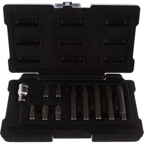 Набор бит SPLINE, шестигранный хвостовик 1/2'', CrV, 10 мм, 11 предметов Stels
Набор бит SPLINE, шестигранный хвостовик 1/2'', CrV, 10 мм, 11 предметов Stels