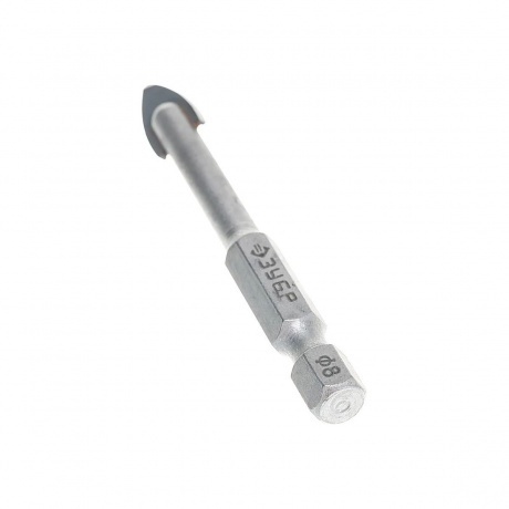 Сверло по стеклу и кафелю ЗУБР 8 мм, 2х кромка, HEX 1/4, (29840-08)
Сверло по стеклу и кафелю ЗУБР 8 мм, 2х кромка, HEX 1/4, (29840-08)