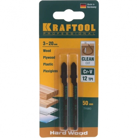 Полотна для лобзика KRAFTOOL T119BO, EU-хвост., по дереву, пластику, фигурный рез, шаг 2 мм, 50 мм, 2 шт, (159536-2)
Полотна для лобзика KRAFTOOL T119BO, EU-хвост., по дереву, пластику, фигурный рез, шаг 2 мм, 50 мм, 2 шт, (159536-2)