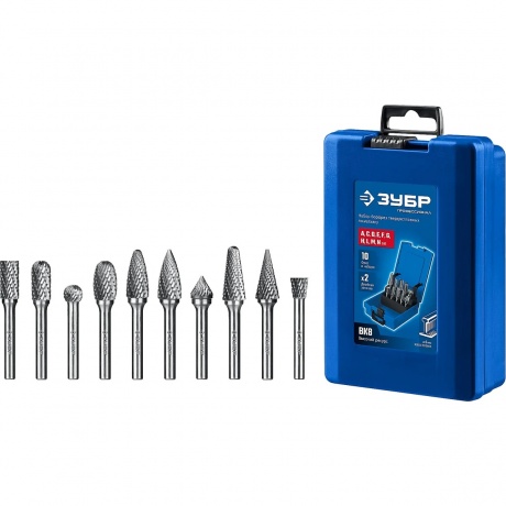 Набор борфрез твердосплавных ЗУБР 10 шт , хвостовик 6 мм, ПРОФЕССИОНАЛ (28815-H10)
Набор борфрез твердосплавных ЗУБР 10 шт , хвостовик 6 мм, ПРОФЕССИОНАЛ (28815-H10)