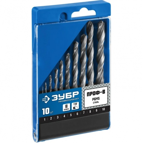 Набор сверл по металлу для винтовёртов и шуруповертов ЗУБР НЕХ-1/4, 10 шт, IMPACT READY (29623-H10)
Набор сверл по металлу для винтовёртов и шуруповертов ЗУБР НЕХ-1/4, 10 шт, IMPACT READY (29623-H10)