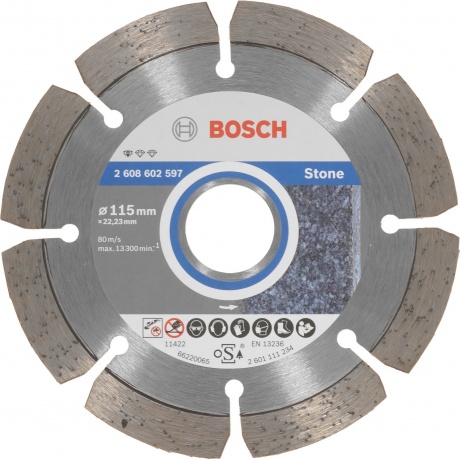 Алмазный диск Bosch 115-22.23 Professional for Stone 2.608.602.597
Алмазный диск Bosch 115-22.23 Professional for Stone 2.608.602.597
