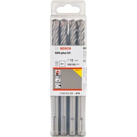 Бур Bosch SDS-plus 5X 12x100x160 (-10-) 2.608.833.905
Бур Bosch SDS-plus 5X 12x100x160 (-10-) 2.608.833.905